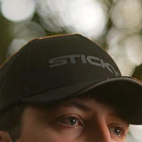Sticky Baits Black Sticky Logo Caps
